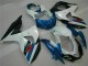 Affordable 2009-2016 Blue White Suzuki GSXR1000 Motorcycle Fairings Kits Canada