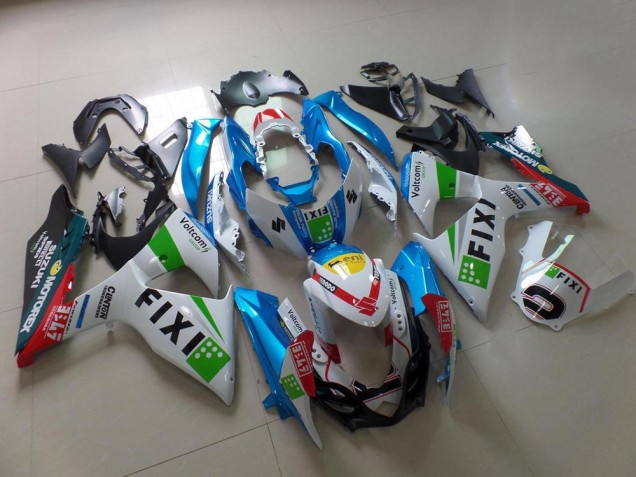 Affordable 2009-2016 Light Blue Fixi Suzuki GSXR 1000 K9 Motorcycle Fairing Kits Canada Affordable 2009-2016 Light Blue Fixi Suzuki GSXR 1000 K9 Motorcycle Fairing Kits Canada