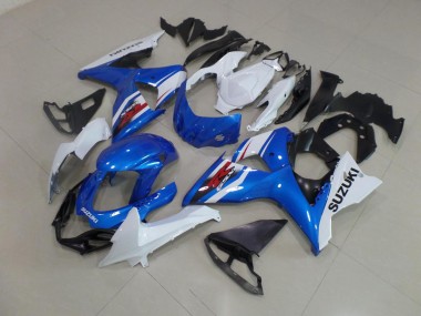 Affordable 2009-2016 Blue White Suzuki GSXR 1000 K9 Motorcyle Fairings Canada