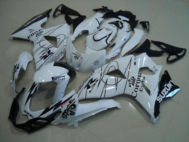 Affordable 2009-2016 White Corona Suzuki GSXR 1000 K9 Motorcylce Fairings Canada Affordable 2009-2016 White Corona Suzuki GSXR 1000 K9 Motorcylce Fairings Canada