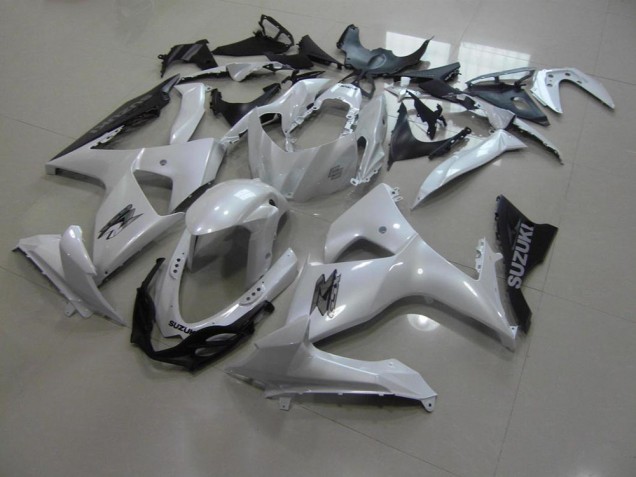 Affordable 2009-2016 Pearl White and Black Suzuki GSXR 1000 K9 Motorbike Fairings Canada Affordable 2009-2016 Pearl White and Black Suzuki GSXR 1000 K9 Motorbike Fairings Canada