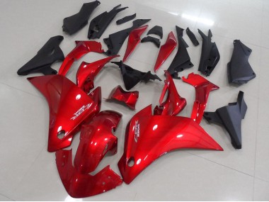 Affordable 2011-2013 Red Matte Black Honda CBR250RR Motorcyle Fairings Canada