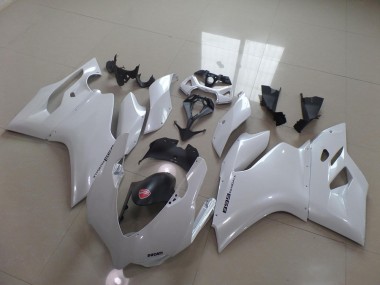 Affordable 2011-2014 Pearl White Ducati 1199 Motorcycle Fairing Kit Canada