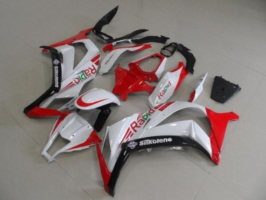 Affordable 2011-2015 Red and White Rapid Kawasaki ZX10R Motorcylce Fairings Canada