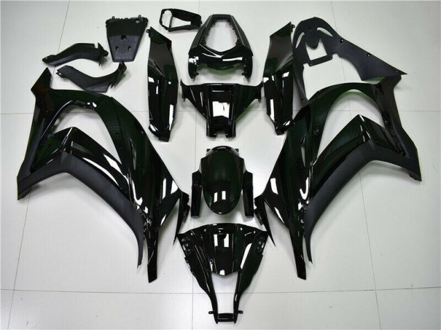 Affordable 2011-2015 Glossy Black Kawasaki ZX10R Moto Fairings Canada Affordable 2011-2015 Glossy Black Kawasaki ZX10R Moto Fairings Canada