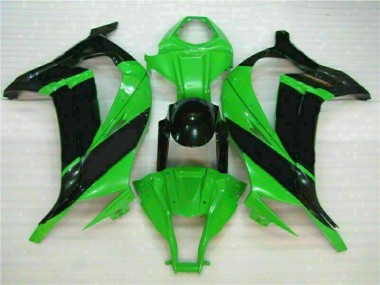 Affordable 2011-2015 Green Black Kawasaki ZX10R Motor Fairings Canada