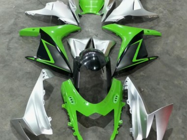 Affordable 2011-2021 Green Silver Suzuki GSXR 600/750 Bike Fairing Kit Canada