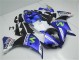 Affordable 2012-2014 Blue White Black Yamaha YZF R1 Motorcycle Replacement Fairings Canada
