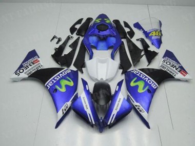 Affordable 2012-2014 Blue White Black Yamaha YZF R1 Motorcycle Replacement Fairings Canada