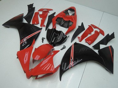 Affordable 2012-2014 Red Black Yamaha YZF R1 Replacement Motorcycle Fairings Canada