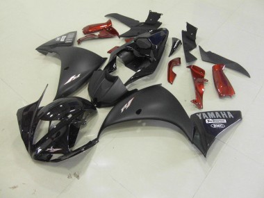 Affordable 2012-2014 Matte Black Yamaha YZF R1 Motorcylce Fairings Canada