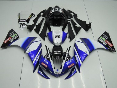 Affordable 2012-2014 Blue Black Sterilgarda Yamaha YZF R1 Motorcycle Fairing Kit Canada