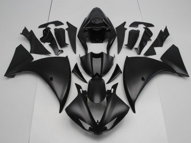 Affordable 2012-2014 Matte Black Yamaha YZF R1 Replacement Motorcycle Fairings Canada