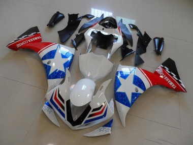 Affordable 2012-2014 White Black Ducati Star Yamaha YZF R1 Motorcyle Fairings Canada