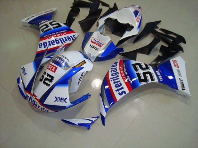 Affordable 2012-2014 White Black Sterilgarda Yamaha YZF R1 Motorcylce Fairings Canada Affordable 2012-2014 White Black Sterilgarda Yamaha YZF R1 Motorcylce Fairings Canada