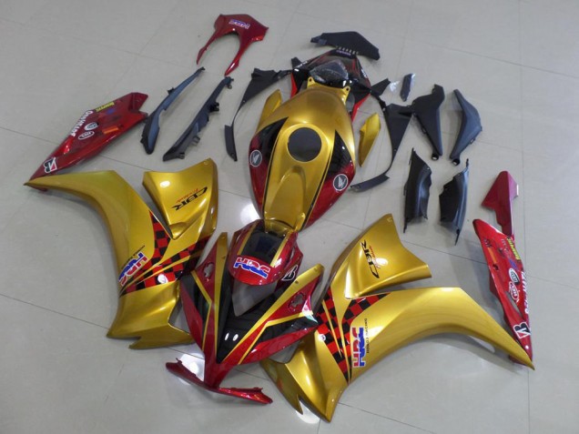 Affordable 2012-2016 Gold and Dark Red Honda CBR1000RR Motor Fairings Canada Affordable 2012-2016 Gold and Dark Red Honda CBR1000RR Motor Fairings Canada