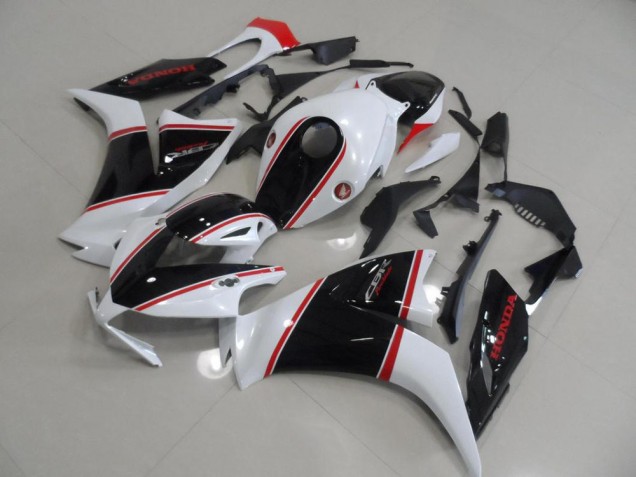 Affordable 2012-2016 Black and White and Red Stripe Honda CBR1000RR Motorcylce Fairings Canada