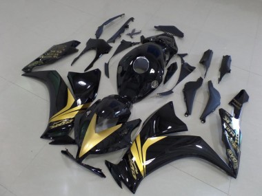Affordable 2012-2016 Glossy Black Gold Sticker Honda CBR1000RR Bike Fairings Canada