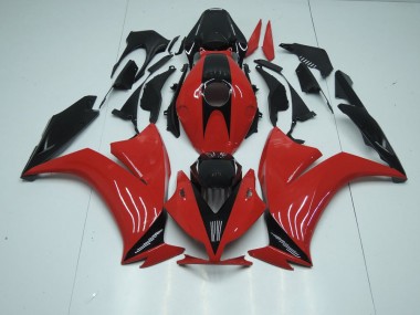 Affordable 2012-2016 Red Black with No Decals Honda CBR1000RR Moto Fairings Canada