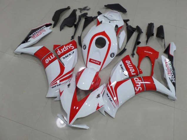Affordable 2012-2016 Red and White Supreme Honda CBR1000RR Motorbike Fairing Canada