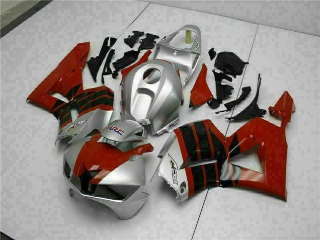 Affordable 2013-2021 Red Silver Honda CBR600RR Motorcycle Fairing Kits Canada Affordable 2013-2021 Red Silver Honda CBR600RR Motorcycle Fairing Kits Canada