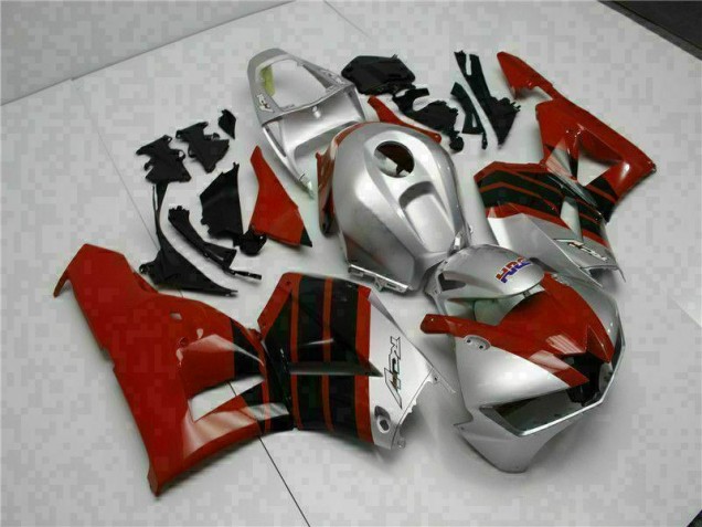 Affordable 2013-2021 Red Silver Honda CBR600RR Motorcycle Fairing Kits Canada Affordable 2013-2021 Red Silver Honda CBR600RR Motorcycle Fairing Kits Canada