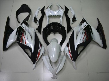 Affordable 2013-2016 White Black Kawasaki EX300 Motorbike Fairing Canada