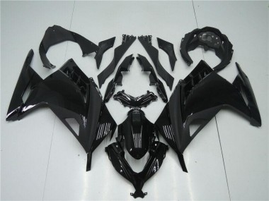 Affordable 2013-2016 Glossy Matte Black Kawasaki EX300 Bike Fairings Canada