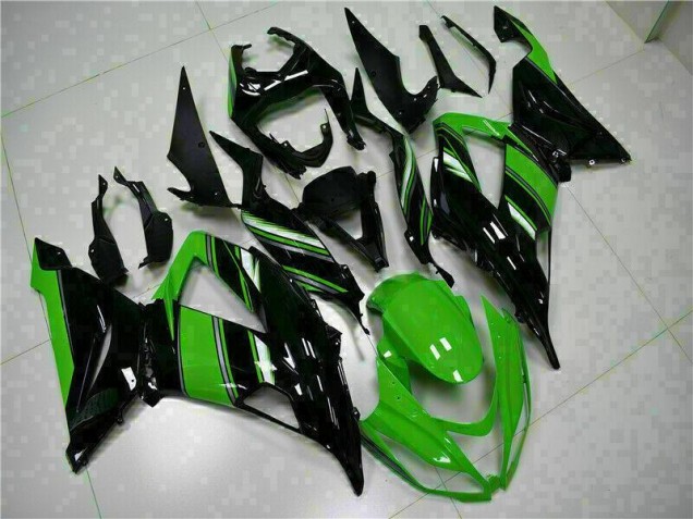 Affordable 2013-2018 Black Green Kawasaki ZX6R Motor Fairings Canada Affordable 2013-2018 Black Green Kawasaki ZX6R Motor Fairings Canada