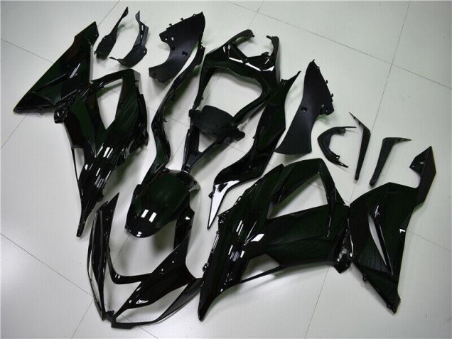Affordable 2013-2018 Glossy Black Kawasaki ZX6R Motorcycle Fairings Kit Canada Affordable 2013-2018 Glossy Black Kawasaki ZX6R Motorcycle Fairings Kit Canada