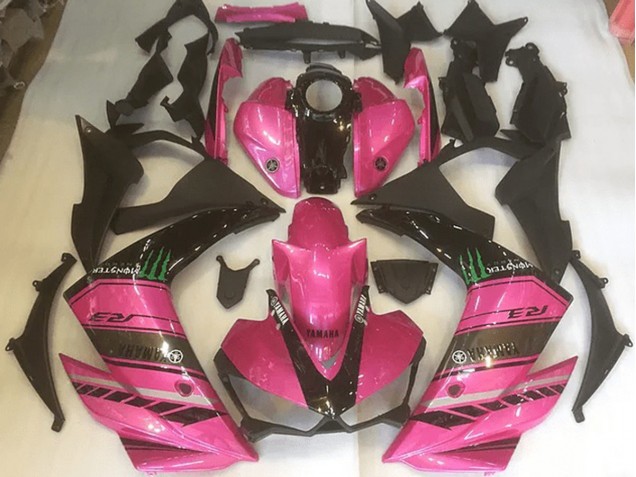 Affordable 2015-2022 Pink and Black Yamaha YZF R3 Replacement Fairings Canada Affordable 2015-2022 Pink and Black Yamaha YZF R3 Replacement Fairings Canada