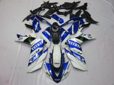 Affordable 2015-2022 White Monster Yamaha YZF R3 Replacement Fairings Canada