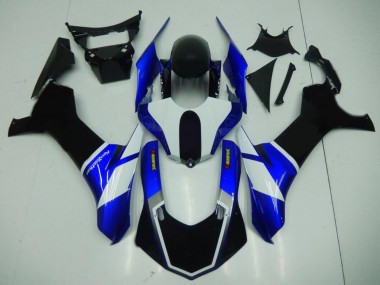 Affordable 2015-2019 Black Blue Yamaha YZF R1 Motorcycle Fairings Kits Canada