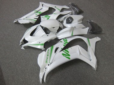 Affordable 2016-2019 White Green Kawasaki ZX10R Motorcycle Fairing Canada
