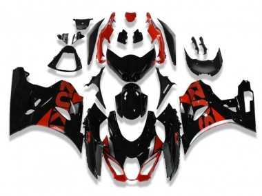 Affordable 2017-2021 Black Red Suzuki GSXR 1000 Motorcycle Fairings Kit Canada