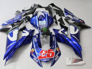 Affordable 2017-2021 Movistar Yamaha YZF R6 Motorcylce Fairings Canada