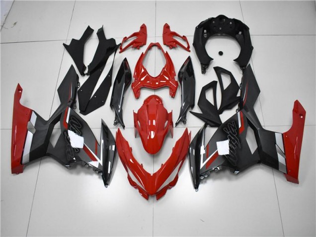 Affordable 2018-2023 Red Black Kawasaki EX400 Motorcycle Fairing Kit Canada Affordable 2018-2023 Red Black Kawasaki EX400 Motorcycle Fairing Kit Canada