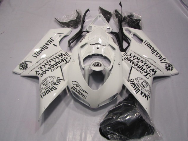Affordable 2007-2014 White Jack Daniels Ducati 1098 Motor Fairings Canada