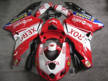 Affordable 2005-2006 Red White Xerox Ducati 749 Motorcycle Fairings Kits Canada
