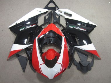 Affordable 2007-2014 Black Red White Ducati 848 Motorcylce Fairings Canada