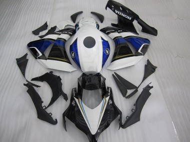 Affordable 2004-2005 Black White Blue Honda CBR1000RR Motorcycle Fairings Kit Canada