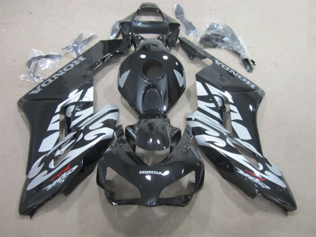 Affordable 2004-2005 Black Silver Honda CBR1000RR Motorcycle Fairings Kits Canada