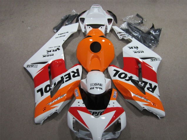 Affordable 2004-2005 White Orange Repsol Honda CBR1000RR Moto Fairings Canada Affordable 2004-2005 White Orange Repsol Honda CBR1000RR Moto Fairings Canada