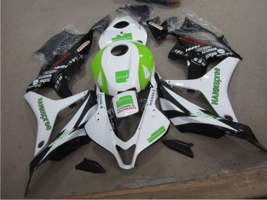 Affordable 2004-2005 White Green Hannspree Honda CBR1000RR Motorcycle Fairing Kit Canada