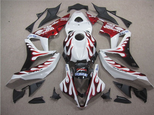 Affordable 2004-2005 White Red Flame SHARK Honda CBR1000RR Motorbike Fairing Canada