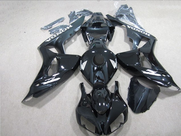 Affordable 2006-2007 Black White Decal Honda CBR1000RR Motorcycle Fairing Kits Canada Affordable 2006-2007 Black White Decal Honda CBR1000RR Motorcycle Fairing Kits Canada