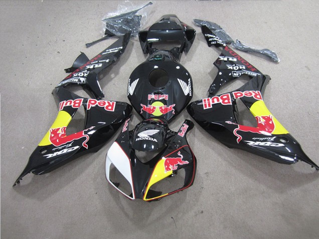 Affordable 2006-2007 Black Red Bull Honda CBR1000RR Bike Fairings Canada