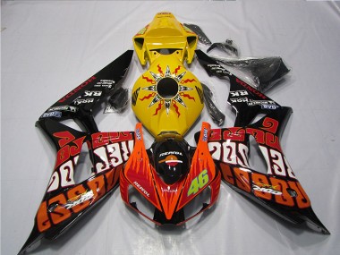 Affordable 2006-2007 Repsol 46 Honda CBR1000RR Motorbike Fairing Kits Canada