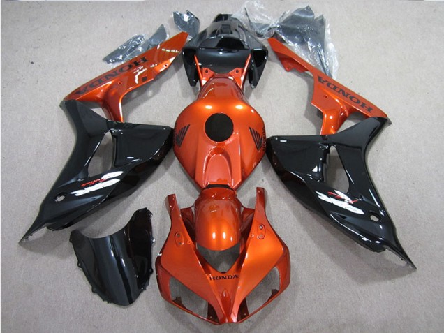 Affordable 2006-2007 Black Orange Honda CBR1000RR Motorcycle Fairings Kit Canada Affordable 2006-2007 Black Orange Honda CBR1000RR Motorcycle Fairings Kit Canada