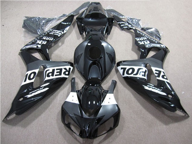 Affordable 2006-2007 Black Repsol Honda CBR1000RR Motorcycle Fairing Kits Canada Affordable 2006-2007 Black Repsol Honda CBR1000RR Motorcycle Fairing Kits Canada
